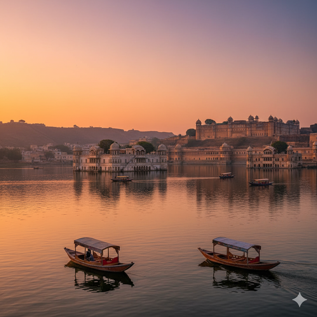 Lake Pichola, Udaipur - scenic lakeside view